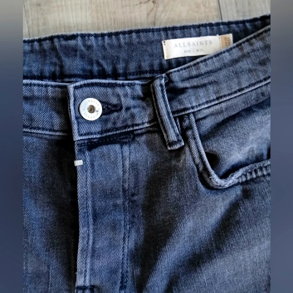 All Saints Men's Rex Slim Fit Denim Jeans Size 32x27